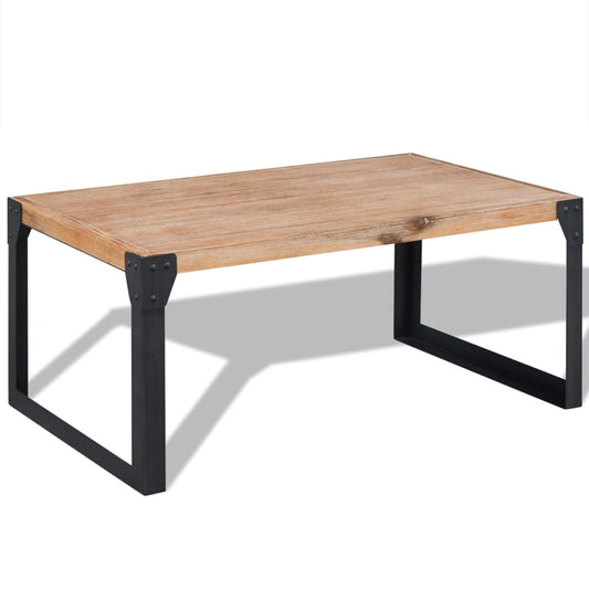 Couchtisch Akazienholz Massiv 100 X 60 X 45 Cm - Fuer Daheim