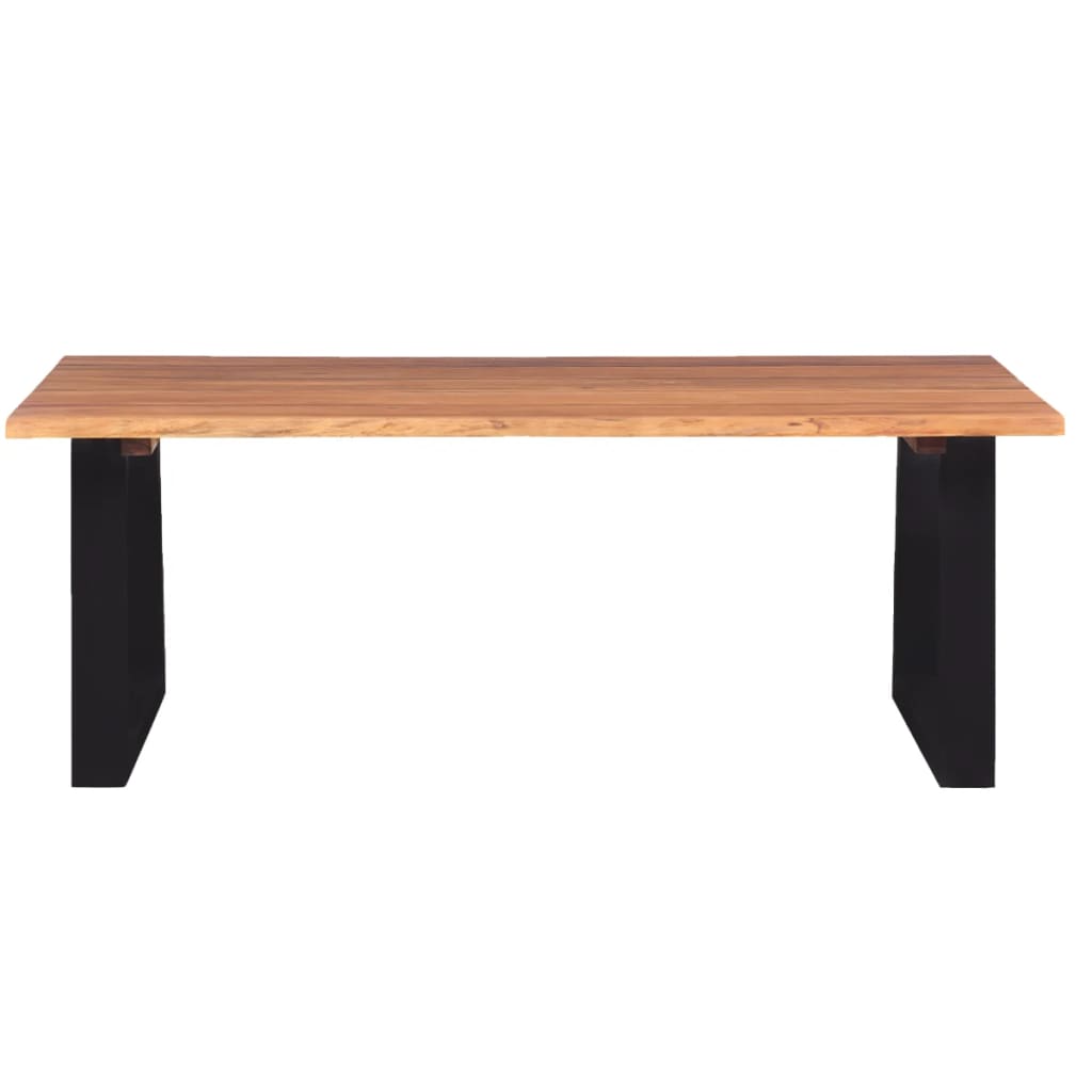 Couchtisch Akazienholz Massiv 110 X 60 X 40 Cm - Fuer Daheim