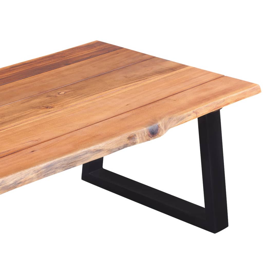 Couchtisch Akazienholz Massiv 110 X 60 X 40 Cm - Fuer Daheim