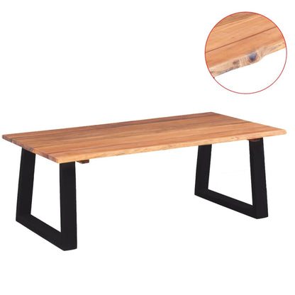 Couchtisch Akazienholz Massiv 110 X 60 X 40 Cm - Fuer Daheim