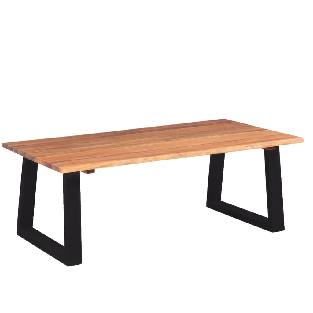 Couchtisch Akazienholz Massiv 110 X 60 X 40 Cm - Fuer Daheim