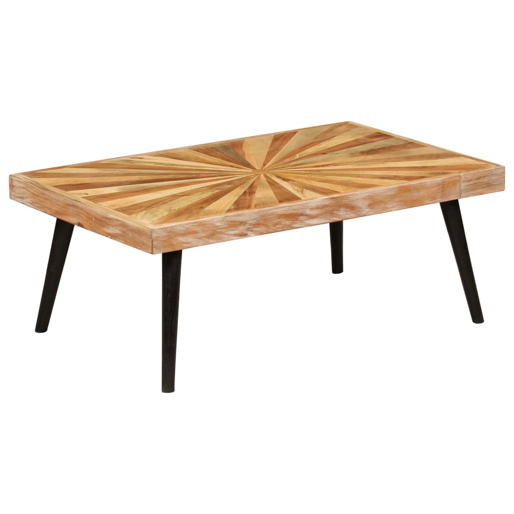 Couchtisch Massivholz Mango 90X55X36 Cm - Fuer Daheim