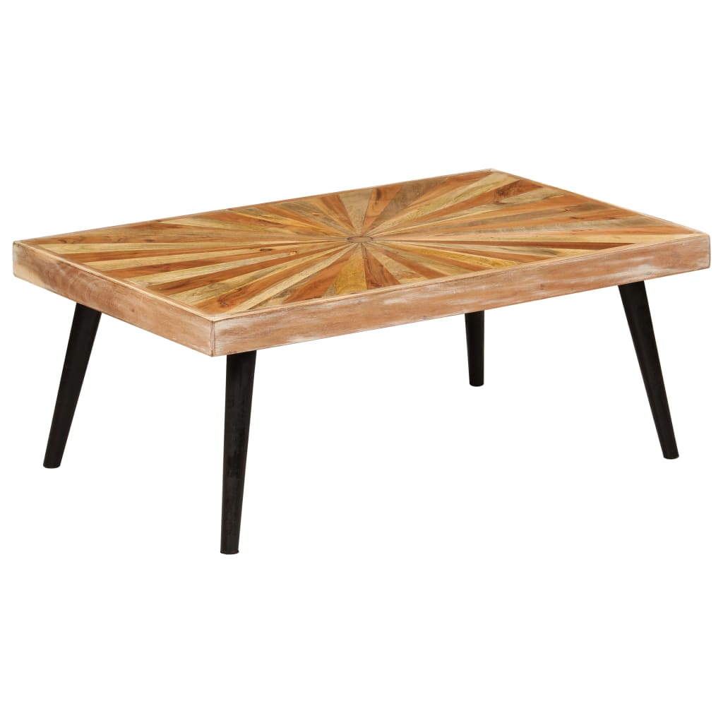 Couchtisch Massivholz Mango 90X55X36 Cm - Fuer Daheim