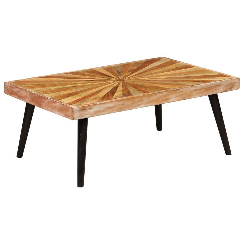 Couchtisch Massivholz Mango 90X55X36 Cm - Fuer Daheim