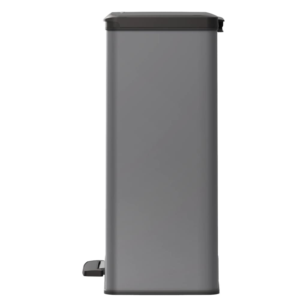 Curver Duo Tretmülleimer Deco 26L+26L Grau 26 l + 26 l - Fuer Daheim