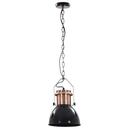 Deckenlampe 2 Stk. Schwarz Rund E27 1 - Fuer Daheim