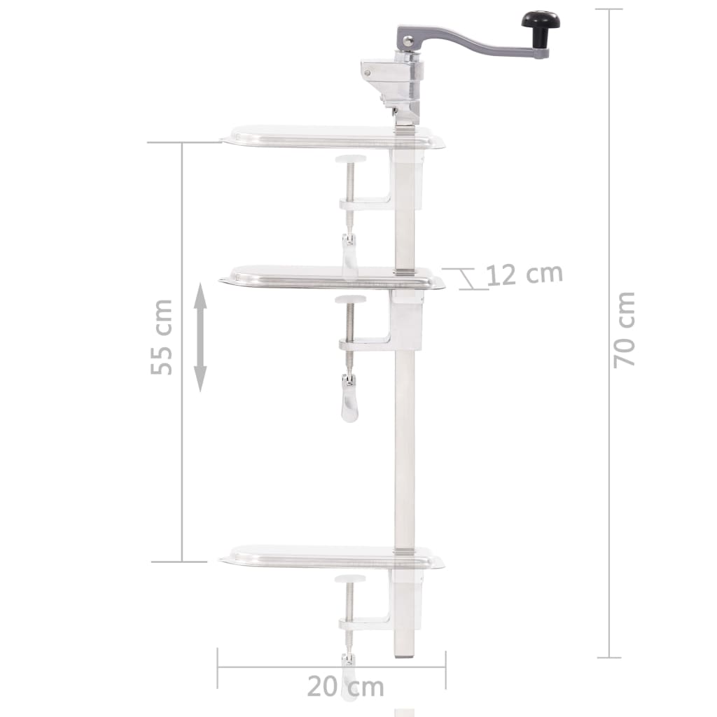 Dosenöffner Silbern 70 Cm Aluminium Und Edelstahl - Fuer Daheim