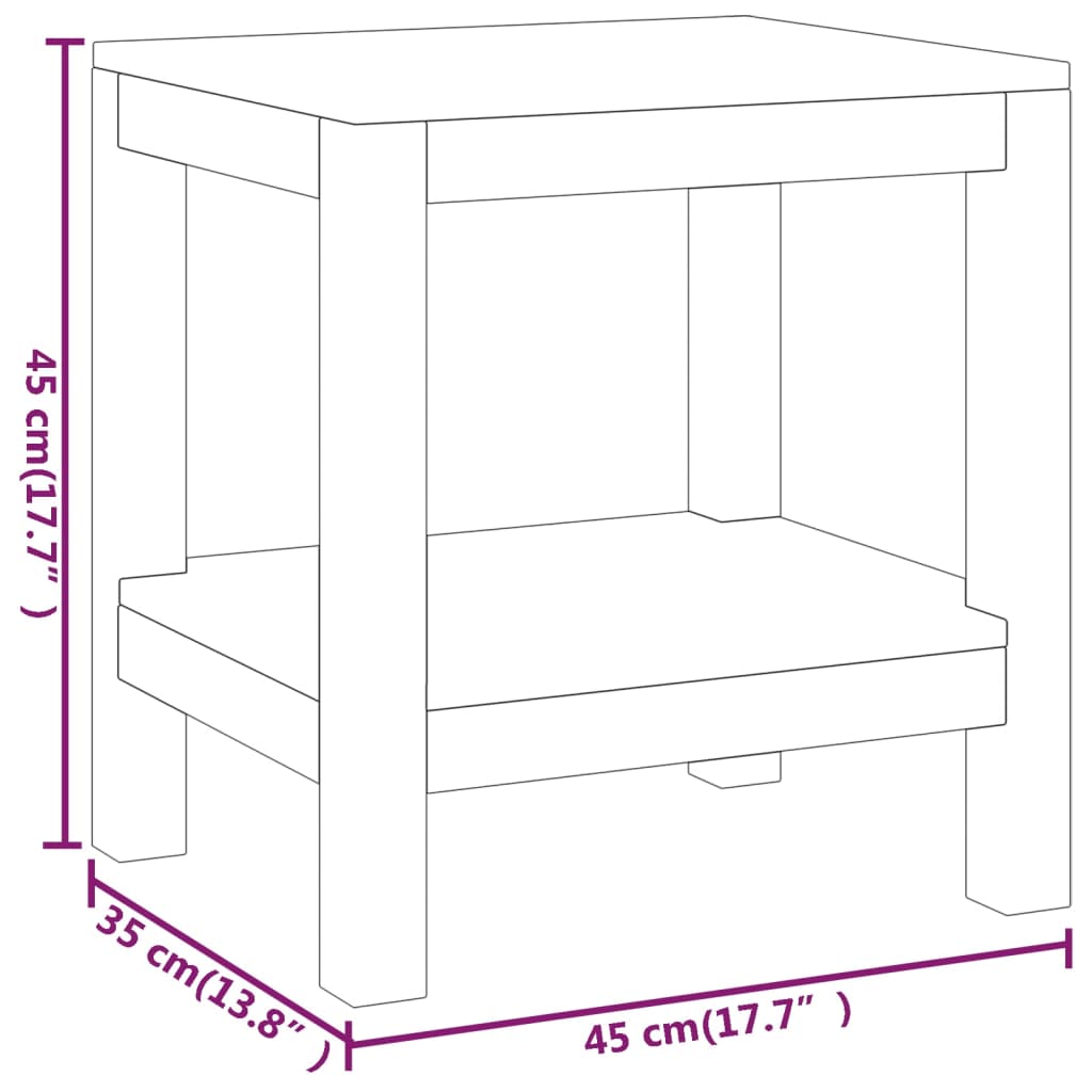 Duschbank 45X35X45 Cm Massivholz Teak - Fuer Daheim