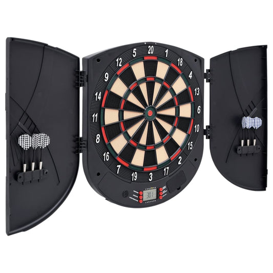 Elektrische Dartscheibe Mit Darts Schwarz Polypropylen - Fuer Daheim