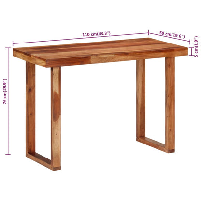 Esstisch 110X50X76 Cm Massivholz Akazie 110 x 50 x 76 cm - Fuer Daheim