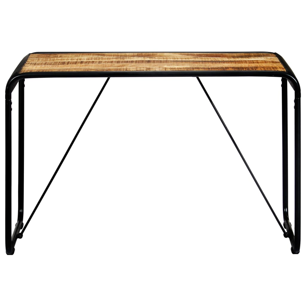 Esstisch 118×60×76 Cm Raues Massivholz Mango Braun 118 x 60 x 76 cm - Fuer Daheim