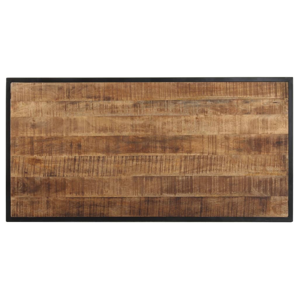 Esstisch 120 Cm Raues Mangoholz 120 x 60 x 76 cm - Fuer Daheim