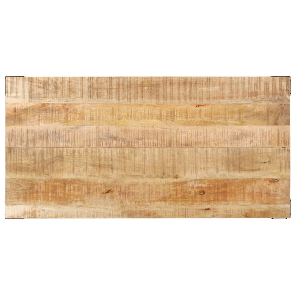 Esstisch 140 X 70 X 76 Cm Raues Massivholz Mango - Fuer Daheim