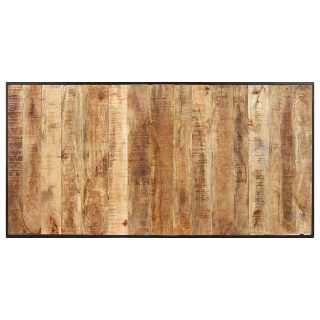 Esstisch 180 Cm Raues Mangoholz 180 x 90 x 76 cm - Fuer Daheim