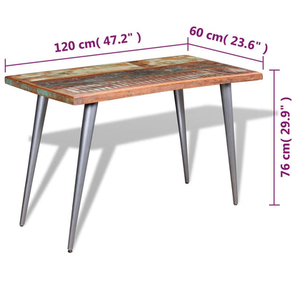 Esstisch Altholz Massiv 120X60X76 Cm - Fuer Daheim