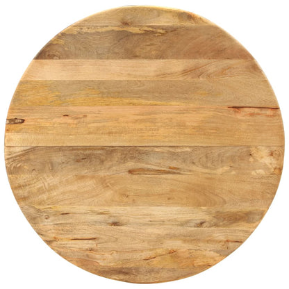 Esstisch Ø110X78 Cm Massivholz Mango Und Stahl Ø 110 x 78 cm massives Mangoholz - Fuer Daheim