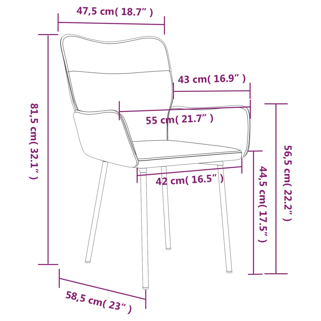 Esszimmerstühle 2 Stk. Schwarz Samt - Fuer Daheim