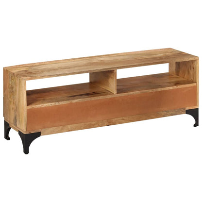 Fernsehtisch Mangoholz 120X35X45 Cm Braun - Fuer Daheim