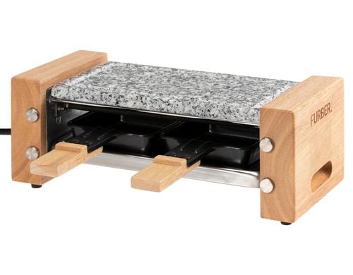 FURBER Raclette-Grill, Holz/Stein 350W - Fuer Daheim