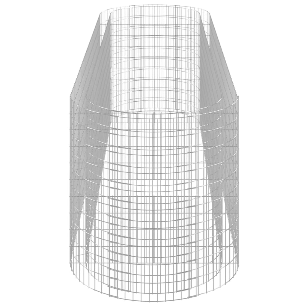 Gabionen-Hochbeet Verzinktes Eisen 400X100X100 Cm 400 x 100 x 100 cm - Fuer Daheim