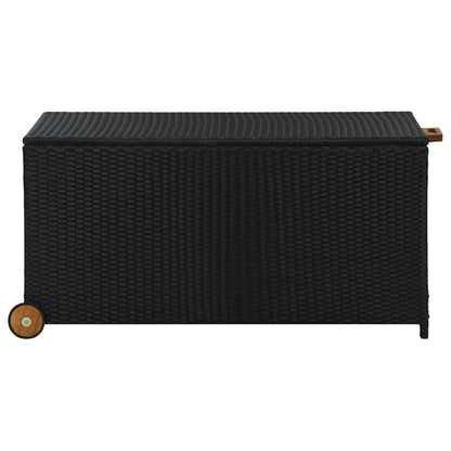 Garten-Aufbewahrungsbox Schwarz 120X65X61 Cm Poly Rattan - Fuer Daheim