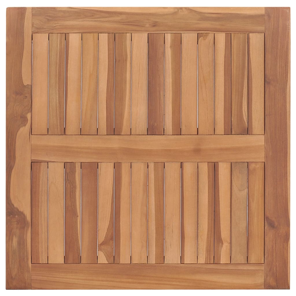 Garten-Esstisch 85X85X75 Cm Teak Massivholz 85 x 85 x 75 cm - Fuer Daheim