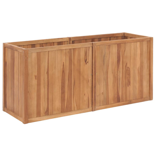 Garten-Hochbeet 150 X 50 X 70 Cm Massivholz Teak - Fuer Daheim