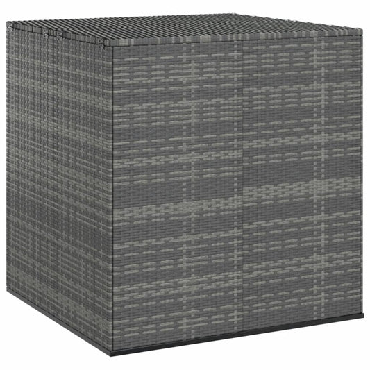 Garten-Kissenbox Pe Rattan 100X97,5X104 Cm Grau 100 x 97.5 x 104 cm - Fuer Daheim