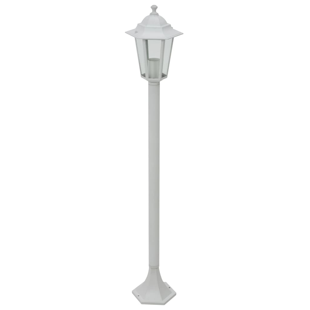 Garten-Pollerleuchte Stk. E27 0 Cm Aluminium Weiß - Fuer Daheim