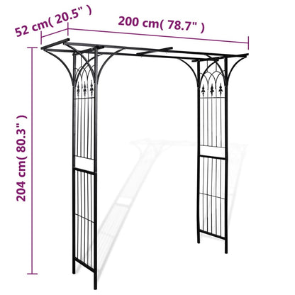 Gartenbogen 200 X 52 X 204 Cm - Fuer Daheim