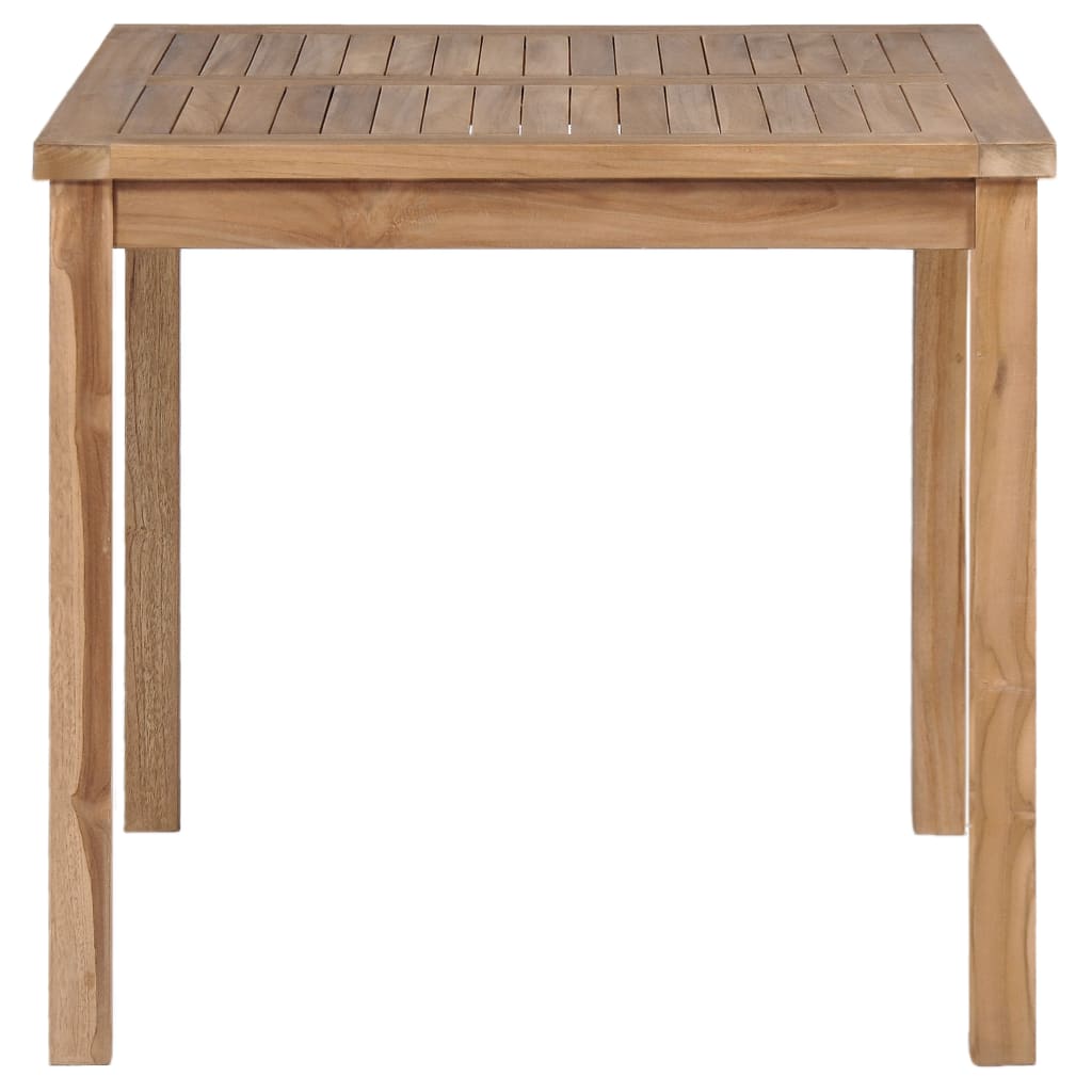 Gartentisch 80X80X77 Cm Massivholz Teak 80 x 80 x 77 cm - Fuer Daheim