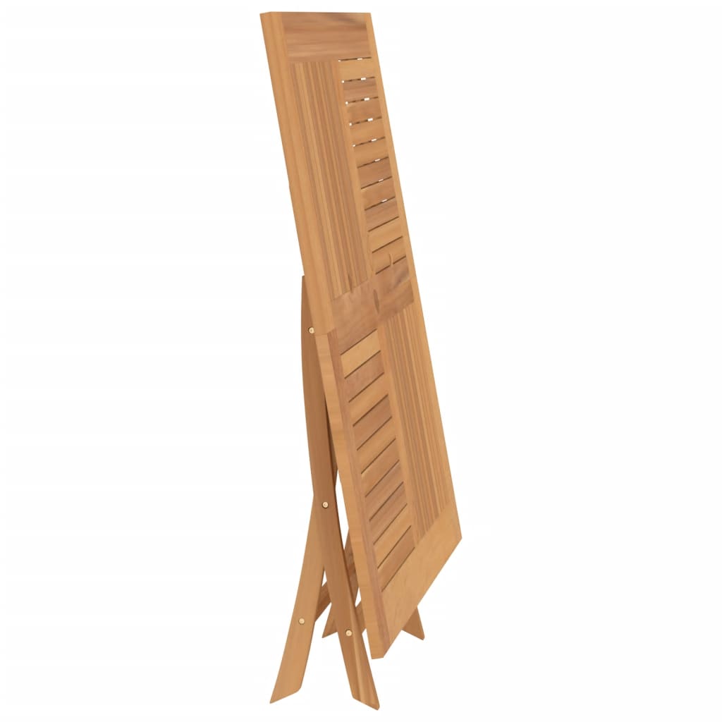 Gartentisch Klappbar 120X120X75 Cm Massivholz Teak Quadratisch - Fuer Daheim