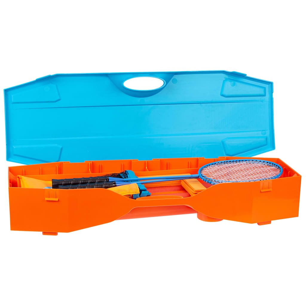 Get & Go Badminton-Set Blau Und Orange - Fuer Daheim