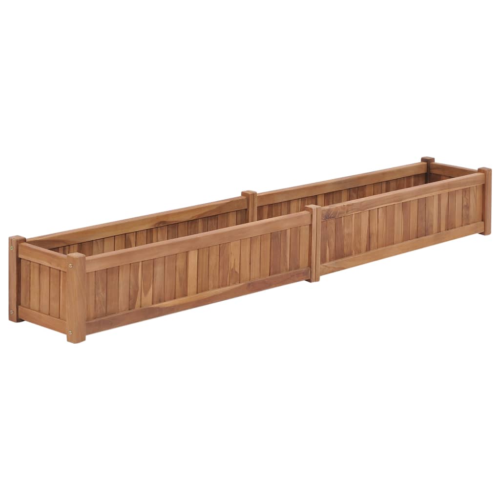 Hochbeet 200X30X25 Cm Massivholz Teak 200 x 30 x 25 cm - Fuer Daheim