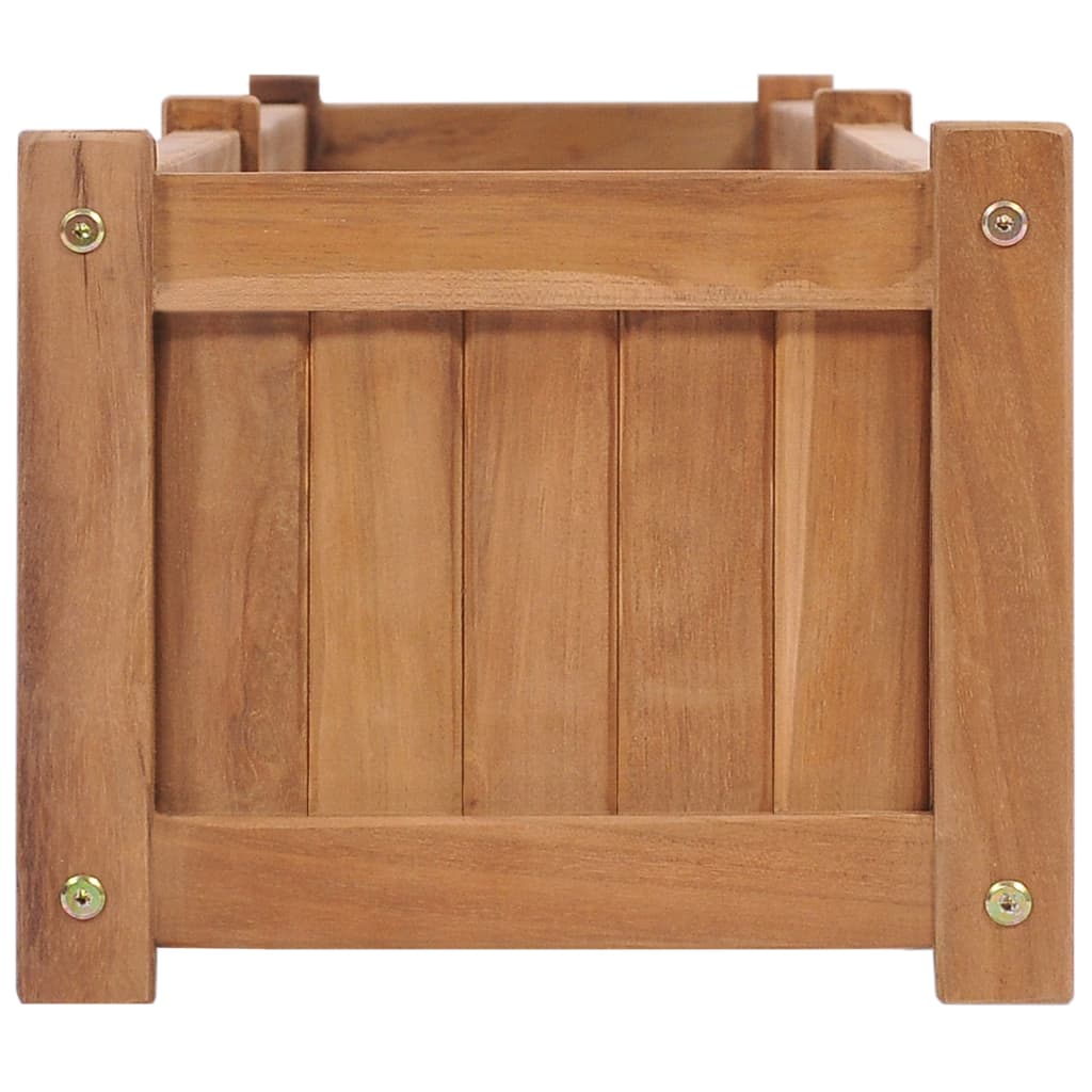 Hochbeet 200X30X25 Cm Massivholz Teak 200 x 30 x 25 cm - Fuer Daheim