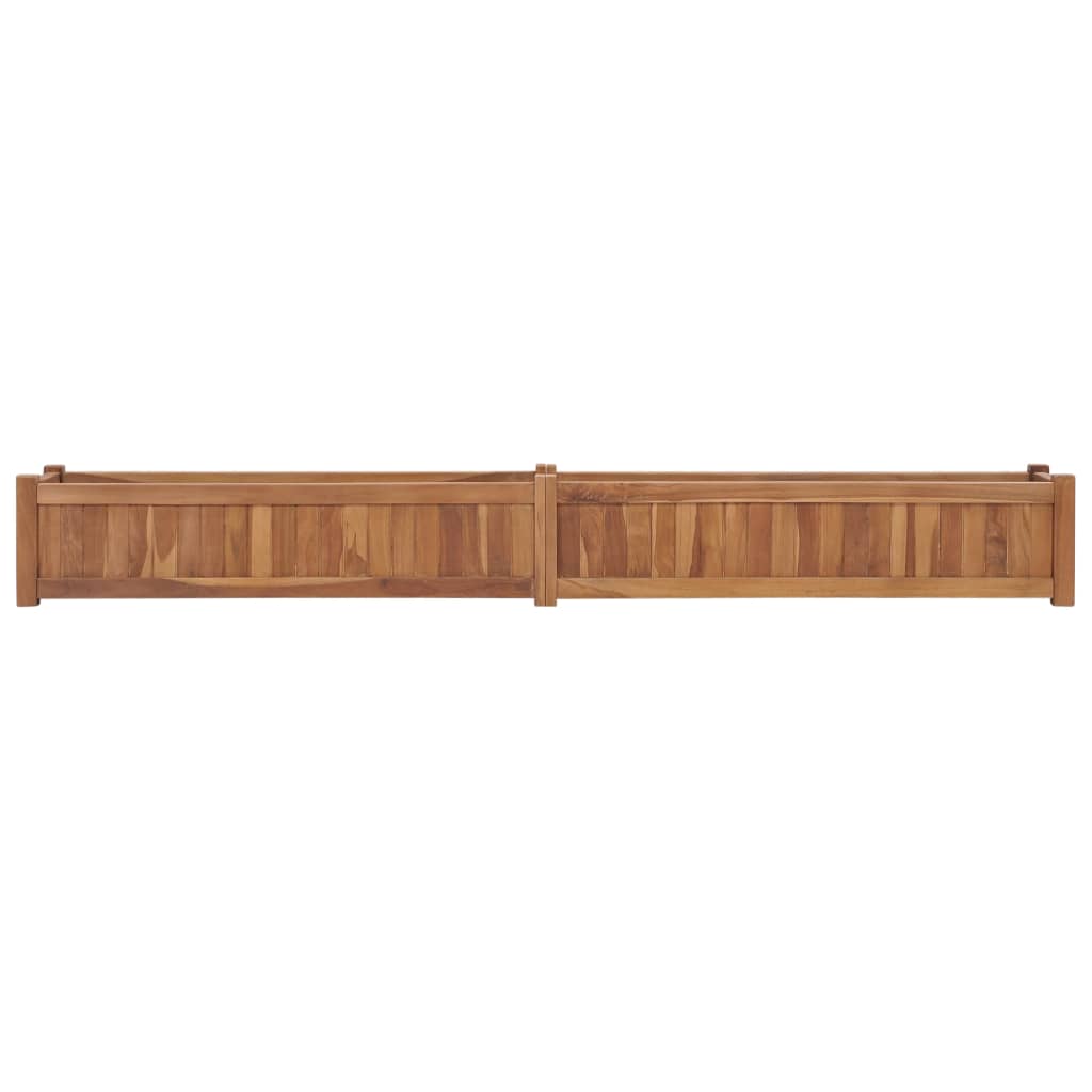 Hochbeet 200X30X25 Cm Massivholz Teak 200 x 30 x 25 cm - Fuer Daheim