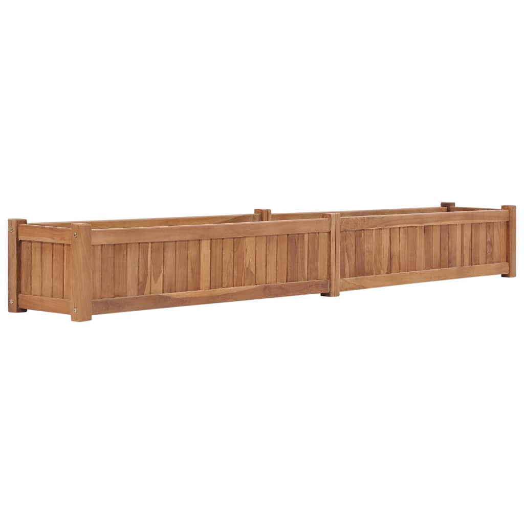 Hochbeet 200X30X25 Cm Massivholz Teak 200 x 30 x 25 cm - Fuer Daheim