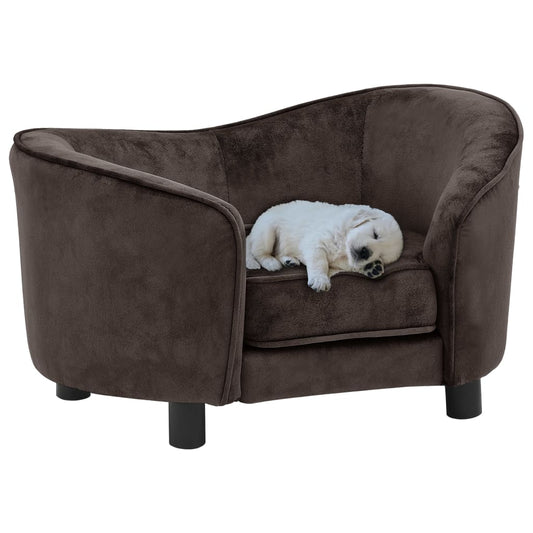 Hundesofa Braun 69X49X40 Cm Plüsch - Fuer Daheim