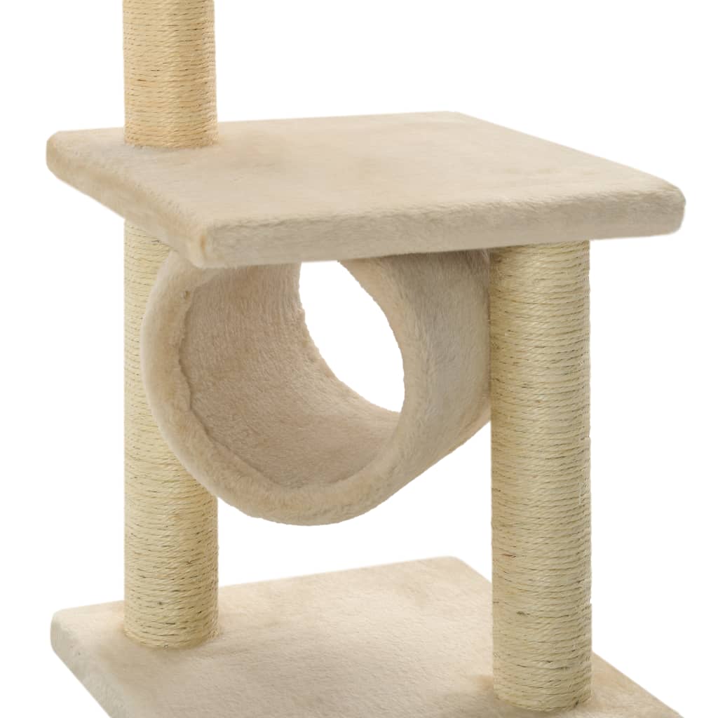 Katzen-Kratzbaum Sisal 65 Cm Beige - Fuer Daheim