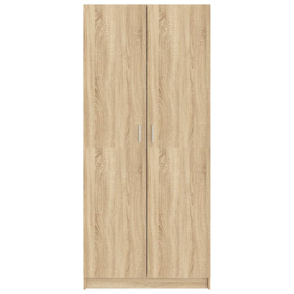 Kleiderschrank Sonoma-Eiche 80X52X180 Cm Holzwerkstoff Sonoma Eiche - Fuer Daheim