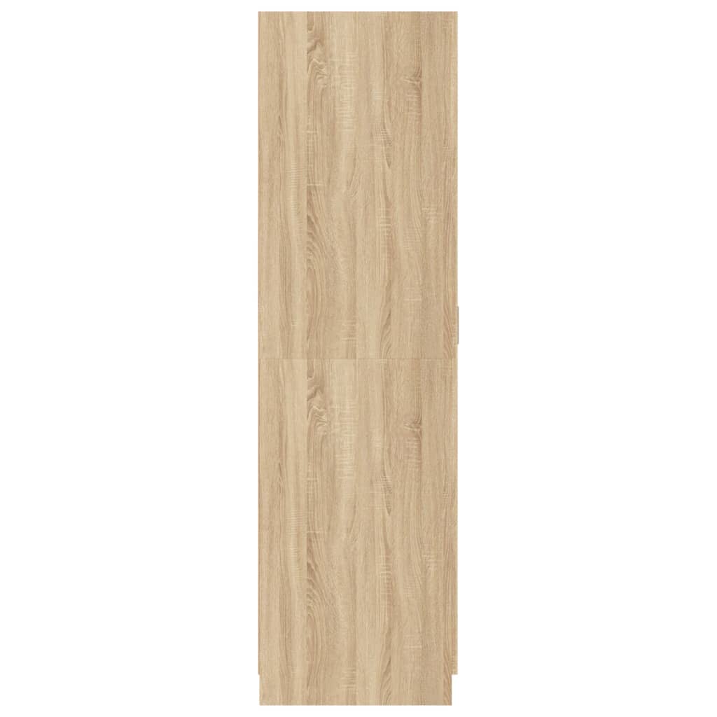 Kleiderschrank Sonoma-Eiche 80X52X180 Cm Holzwerkstoff Sonoma Eiche - Fuer Daheim