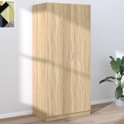 Kleiderschrank Sonoma-Eiche 80X52X180 Cm Holzwerkstoff Sonoma Eiche - Fuer Daheim