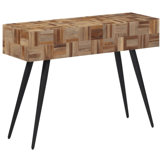 Konsolentisch 110X34X80 Cm Recyceltes Massivholz Teak - Fuer Daheim