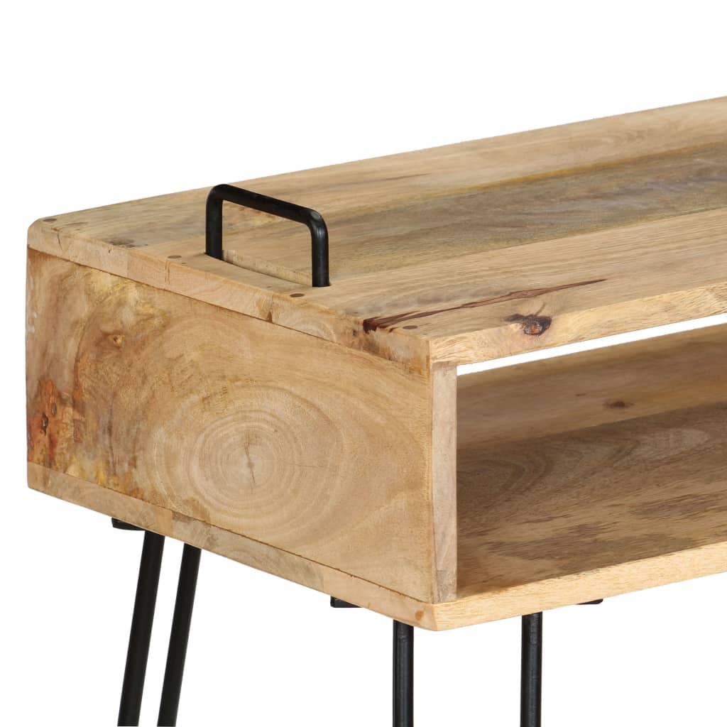 Konsolentisch Mangoholz Massiv 115 X 35 X 76 Cm - Fuer Daheim