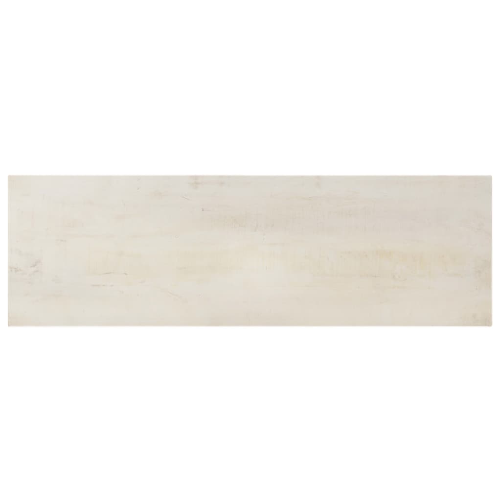 Konsolentisch Weiß 115X35X77 Cm Raues Mangoholz - Fuer Daheim