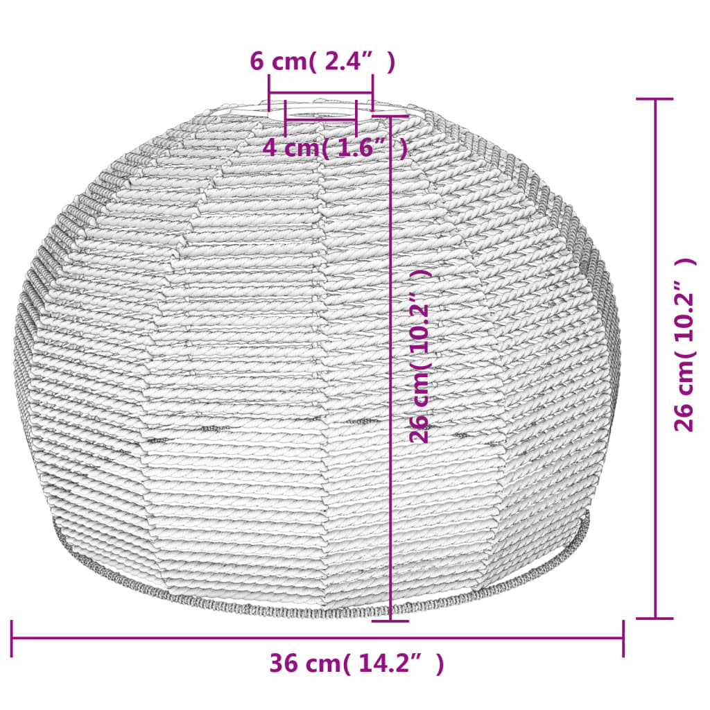 Lampenschirm Ø36X26 Cm Eisen Und Papier - Fuer Daheim