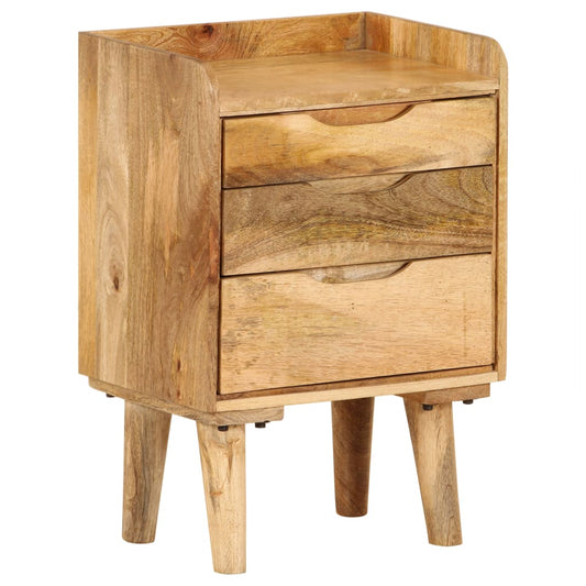 Nachttisch Mangoholz Massiv 40 X 30 X 59,5 Cm - Fuer Daheim