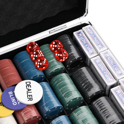 Pokerchips-Set 600 Stk. 4 G Chip (4 g) - Fuer Daheim