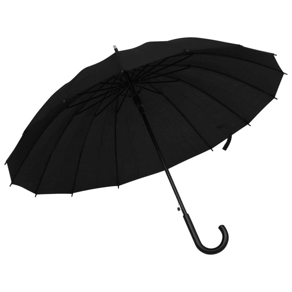 Regenschirm Automatisch Schwarz 105Cm Ø 105 cm - Fuer Daheim