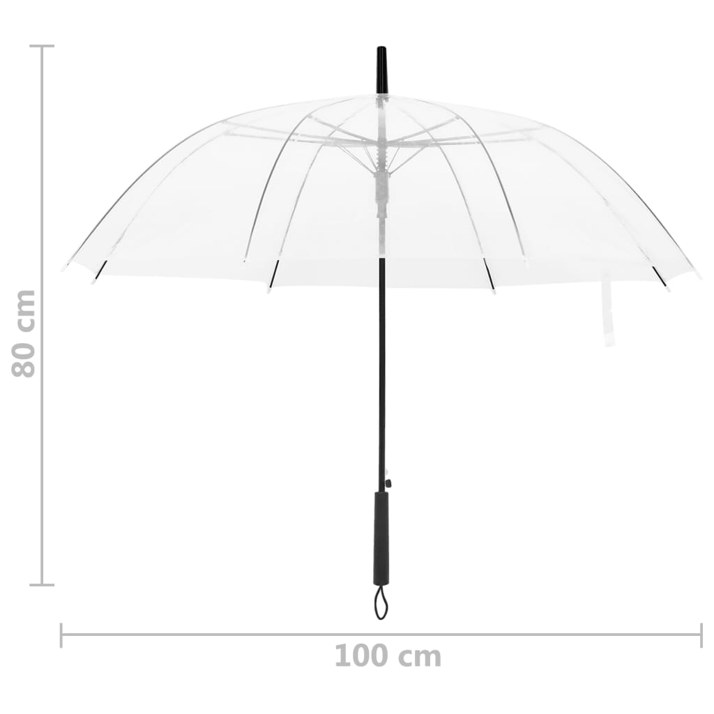 Regenschirm Transparent 100 Cm - Fuer Daheim